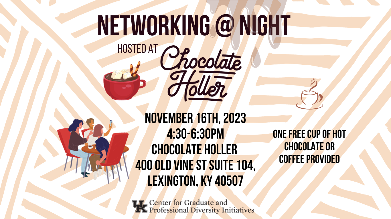 Networking at Night at Chocolate Holler. CGPDI will pay for one drink of your choice. please RSVP