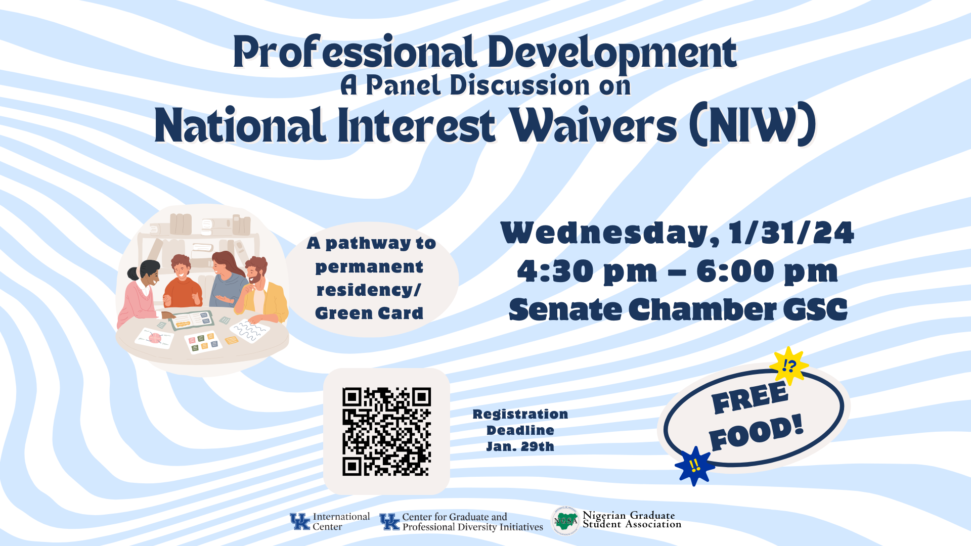 NIW 1/31/24. 4:30-6pm Senate chamber gsc