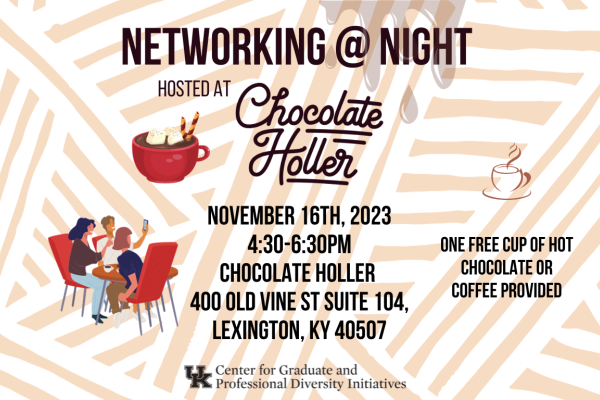 Networking at Night at Chocolate Holler. CGPDI will pay for one drink of your choice. please RSVP